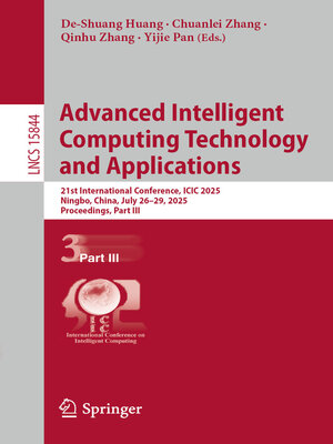 cover image of Advanced Intelligent Computing Technology and Applications